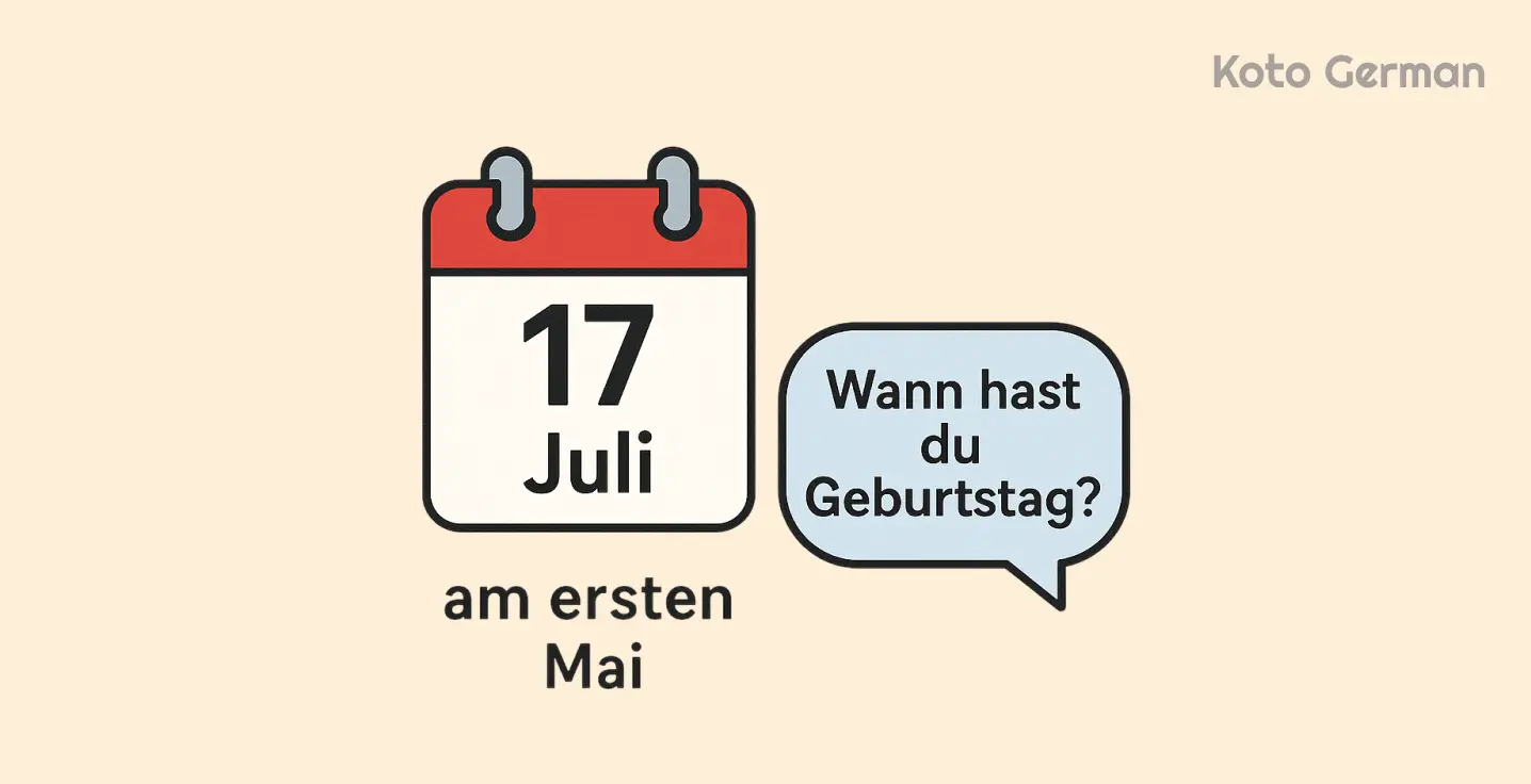 Dates in German